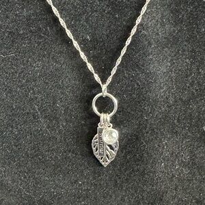 925 silver 18” adjustable necklace